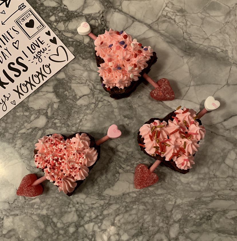 Valentine's Brownies Fit for Cupid