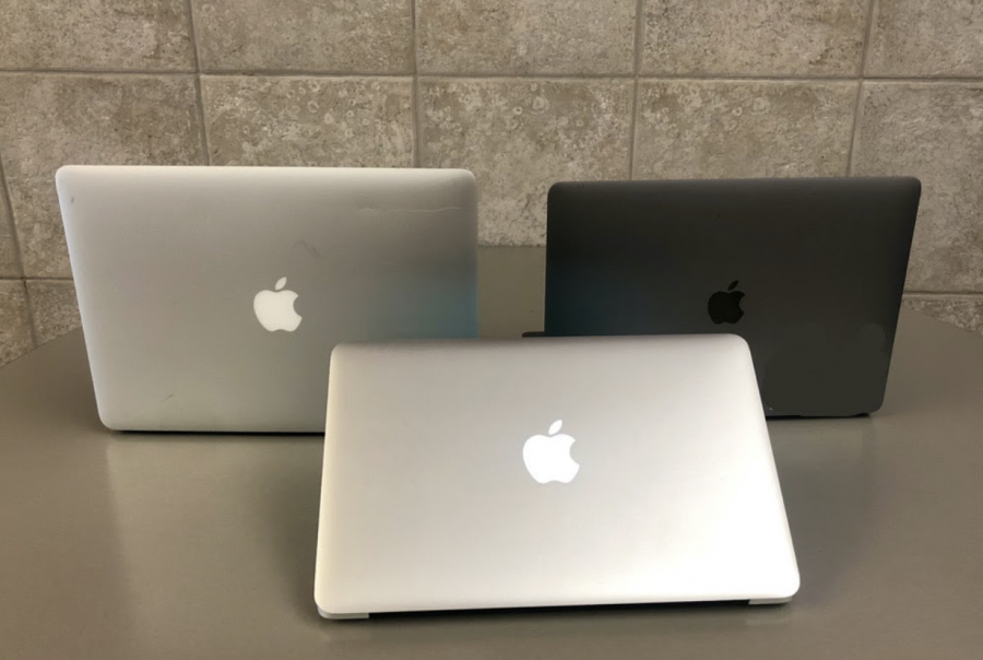 Students at PCHS all have one of these three different MacBook versions.