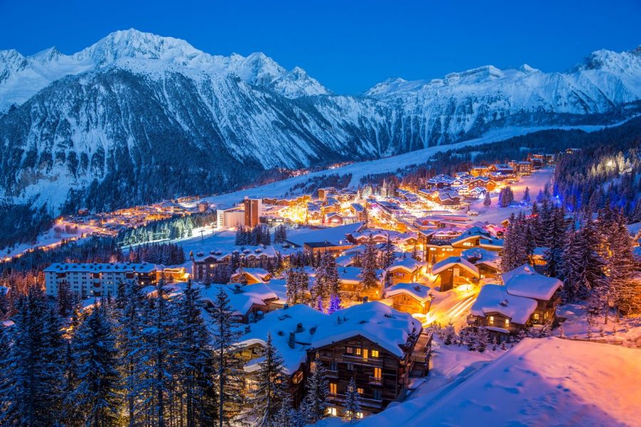 The French students come from Courchevel, this city in France.