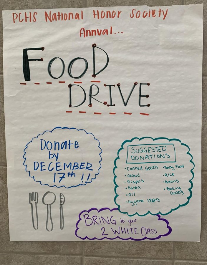 NHS+Food+Drive+Begins