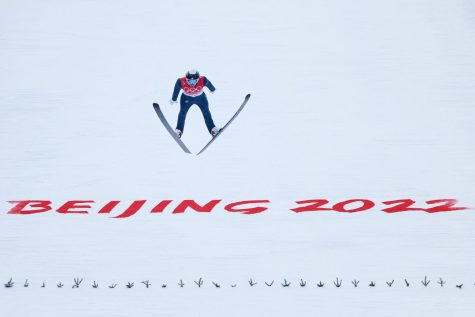 Ben Loomis ski jumping.